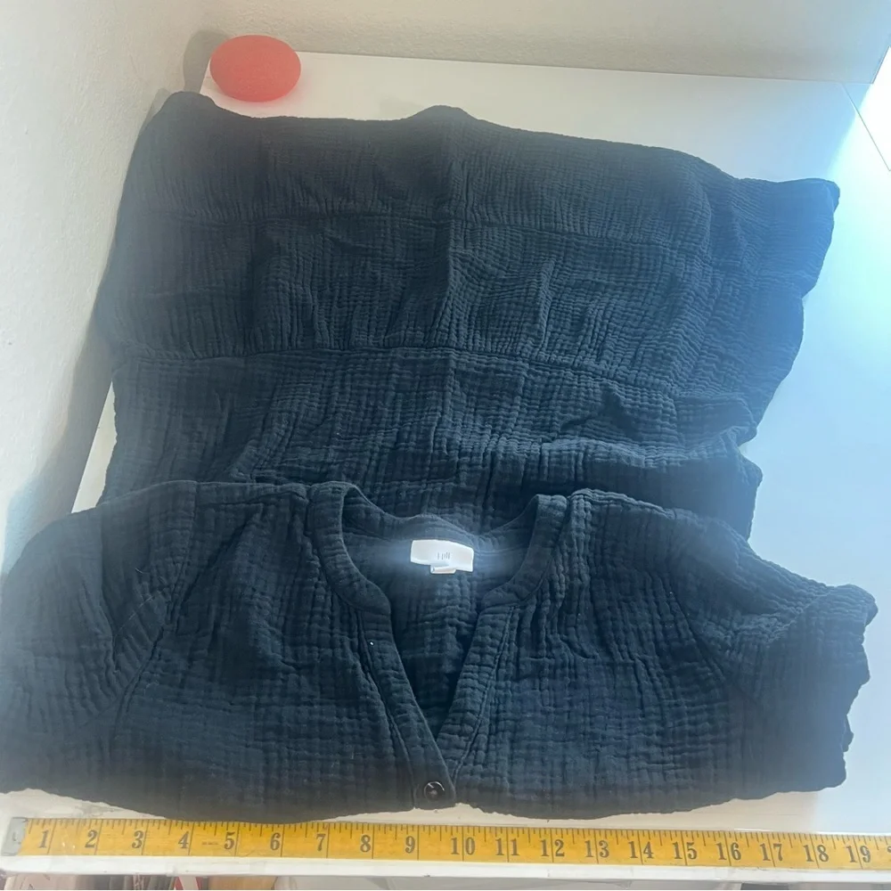 J.Jill Cotton-Gauze Tiered Dress Size S NWOT - Picture 4 of 7